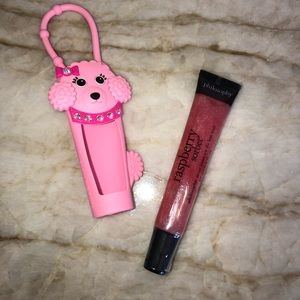 🌵PHILOSOPHY RASPBERRY SORBET LIP SHINE & HOLDER
